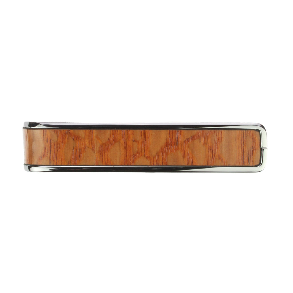 Chrome Finish with Brazilian Lacewood Inlay