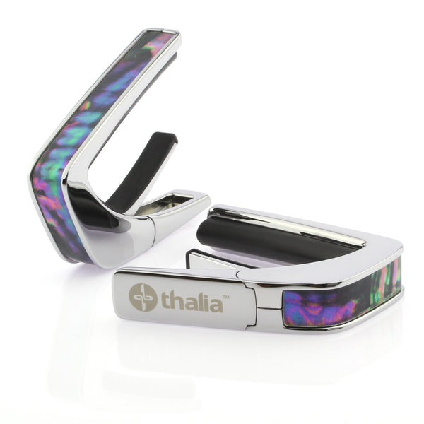 Chrome Finish with Black Ripple Inlay