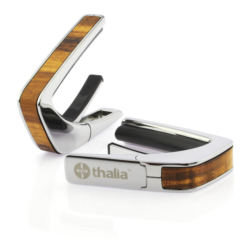 Chrome Finish with Hawaiian Koa Inlay