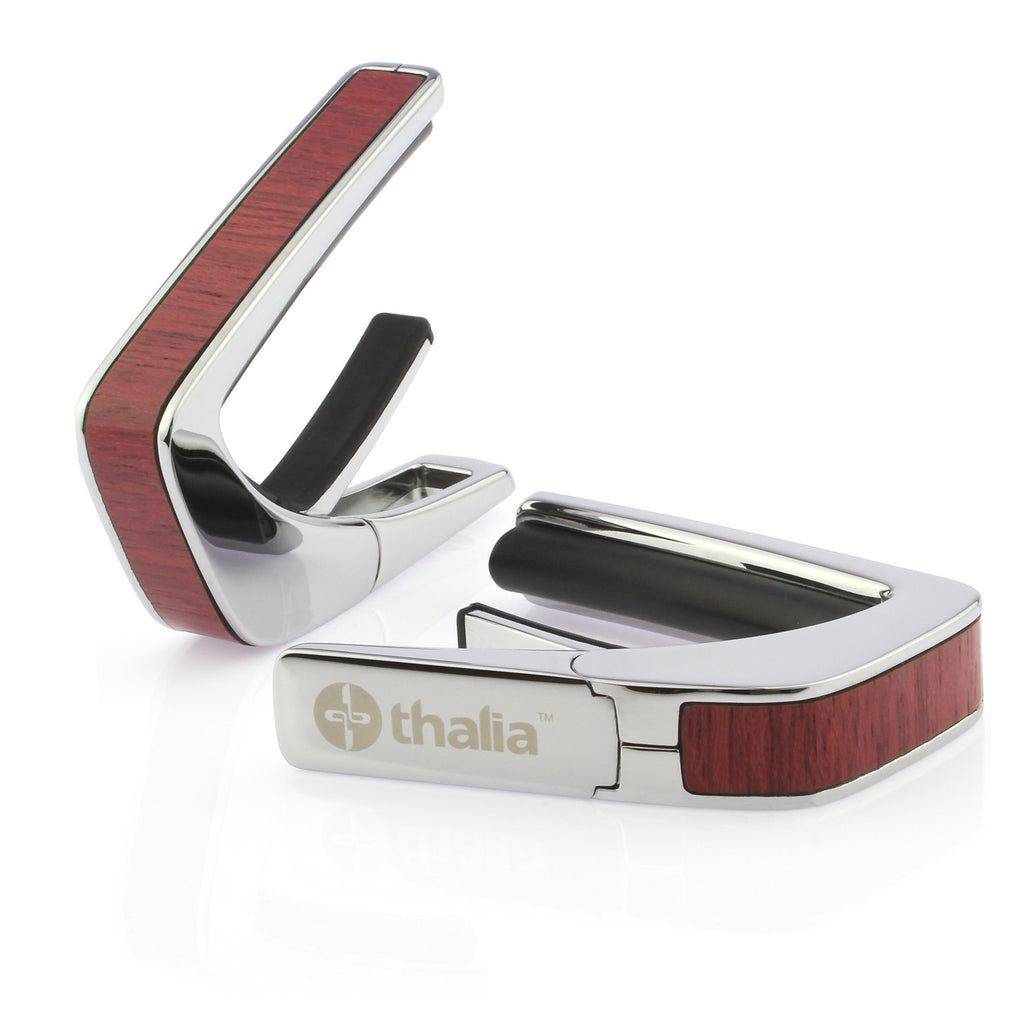 Chrome Finish with Purple Heart Inlay