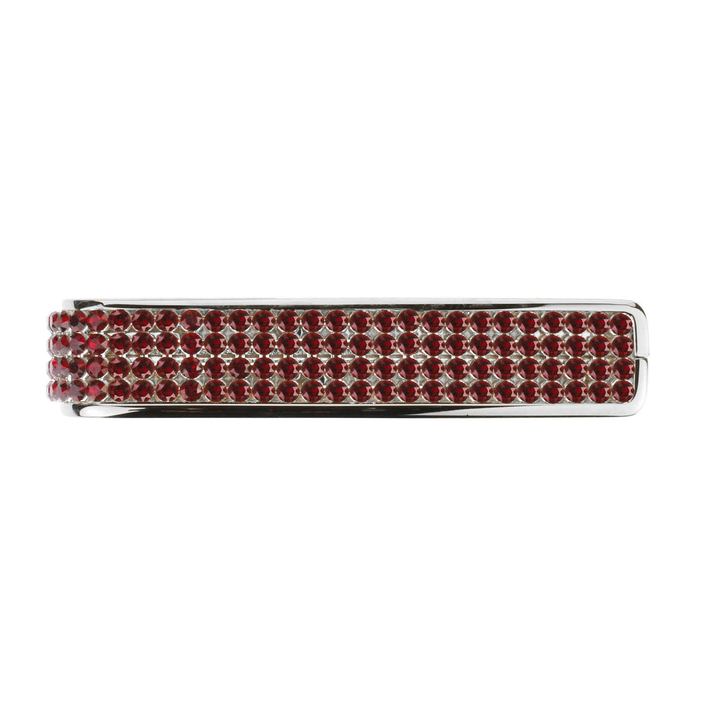 Chrome Finish with Swarovski Crystal Siam Inlay