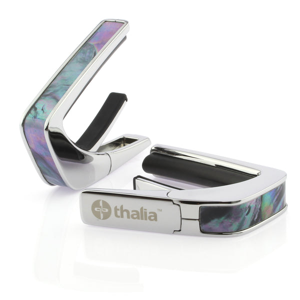 Chrome Finish with Silver Lip Conch Inlay