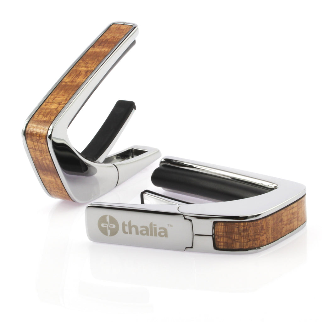 Chrome Finish with Sapele Inlay