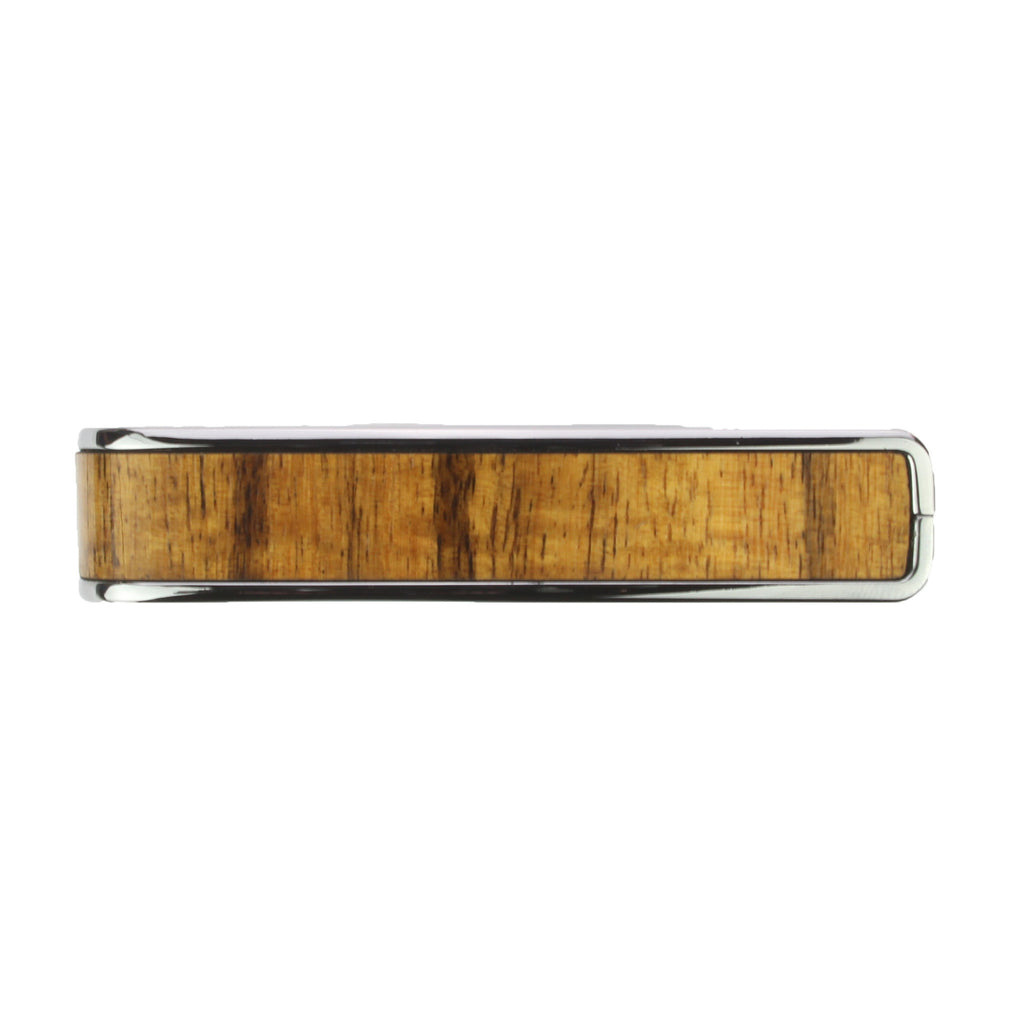 Chrome Finish with Hawaiian Koa Inlay