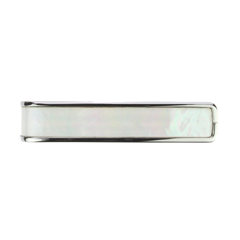Chrome Finish with White Mother of Pearl Inlay