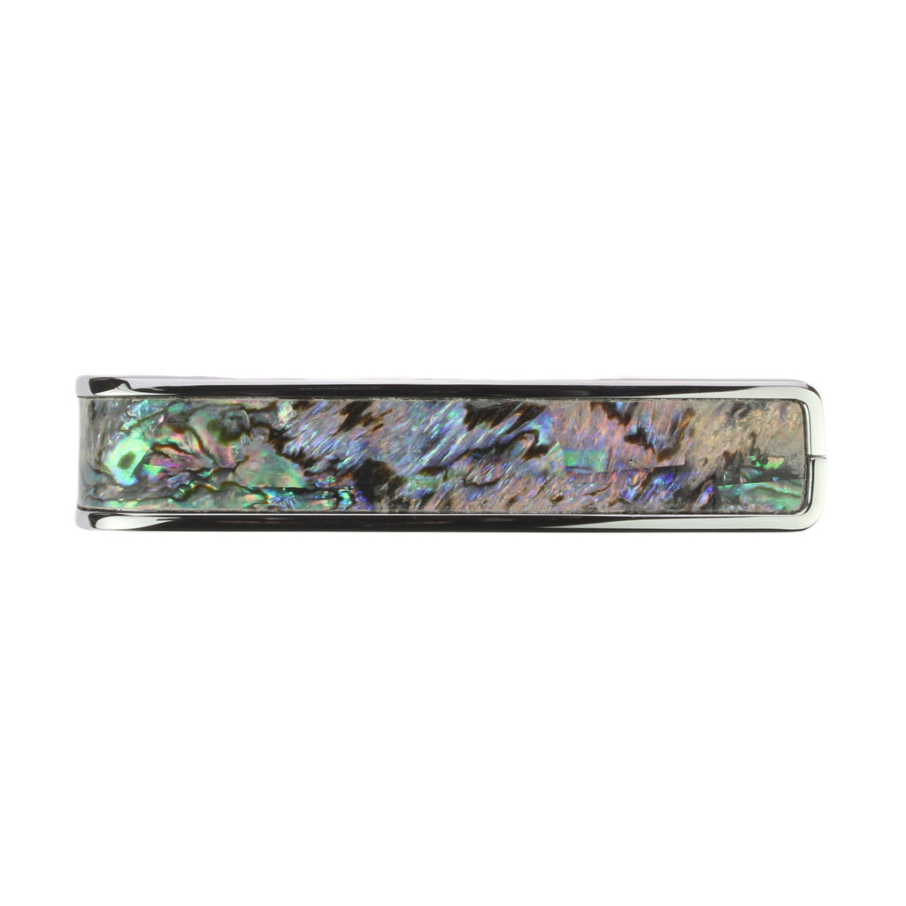 Chrome Finish with Paua Heart Inlay