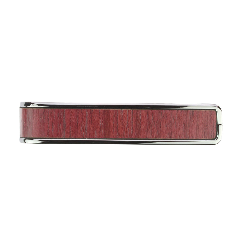 Chrome Finish with Purple Heart Inlay
