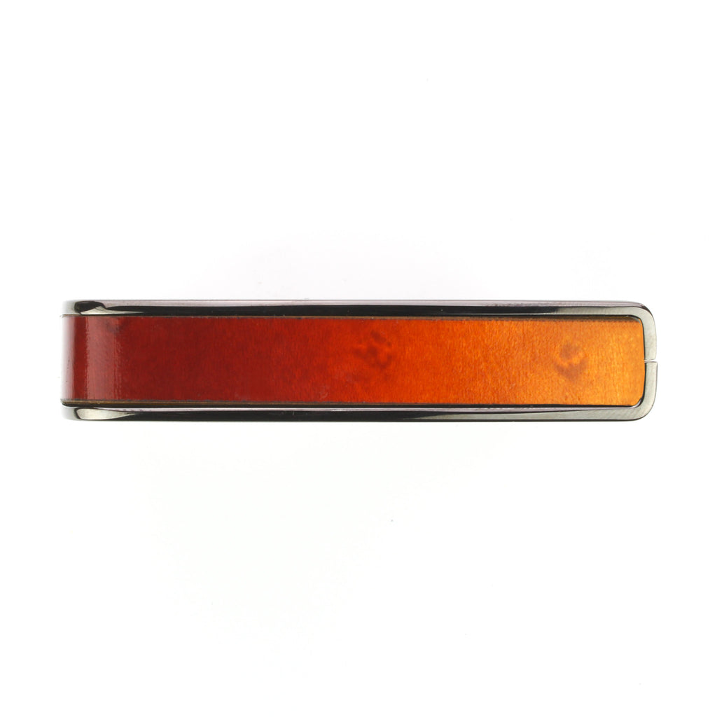 Black Chrome Finish with Sunburst Birdseye Maple Inlay