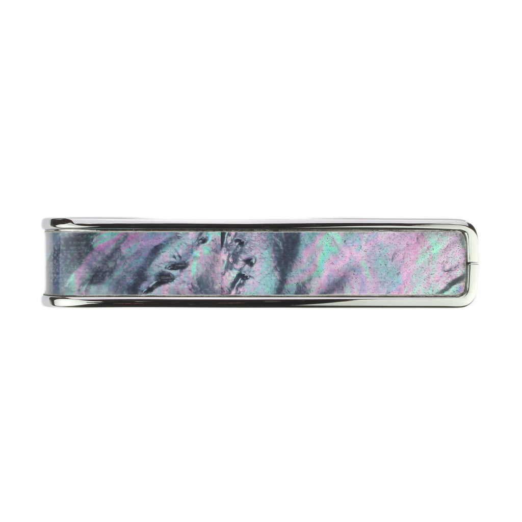 Chrome Finish with Silver Lip Conch Inlay