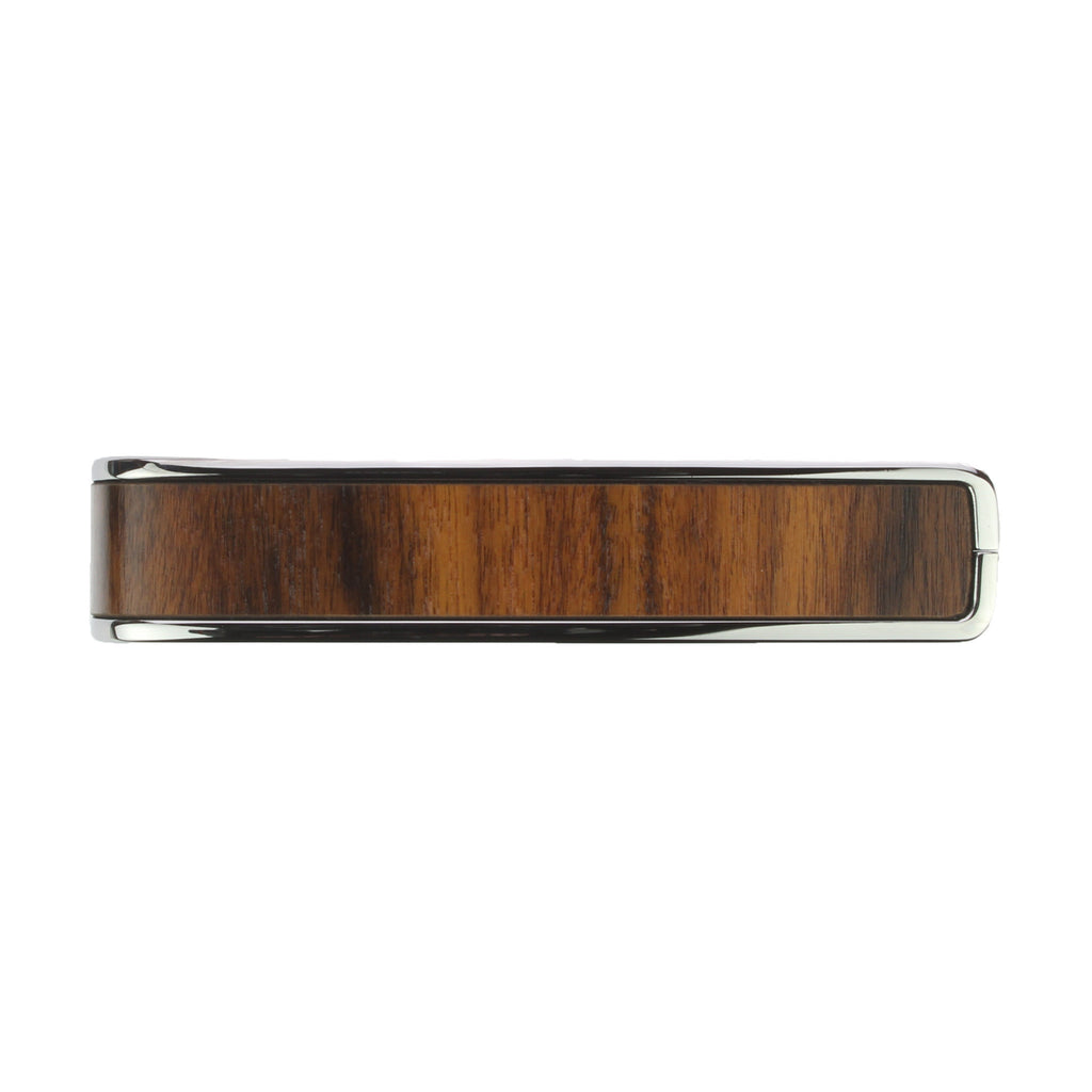 Chrome Finish with Santos Rosewood Inlay