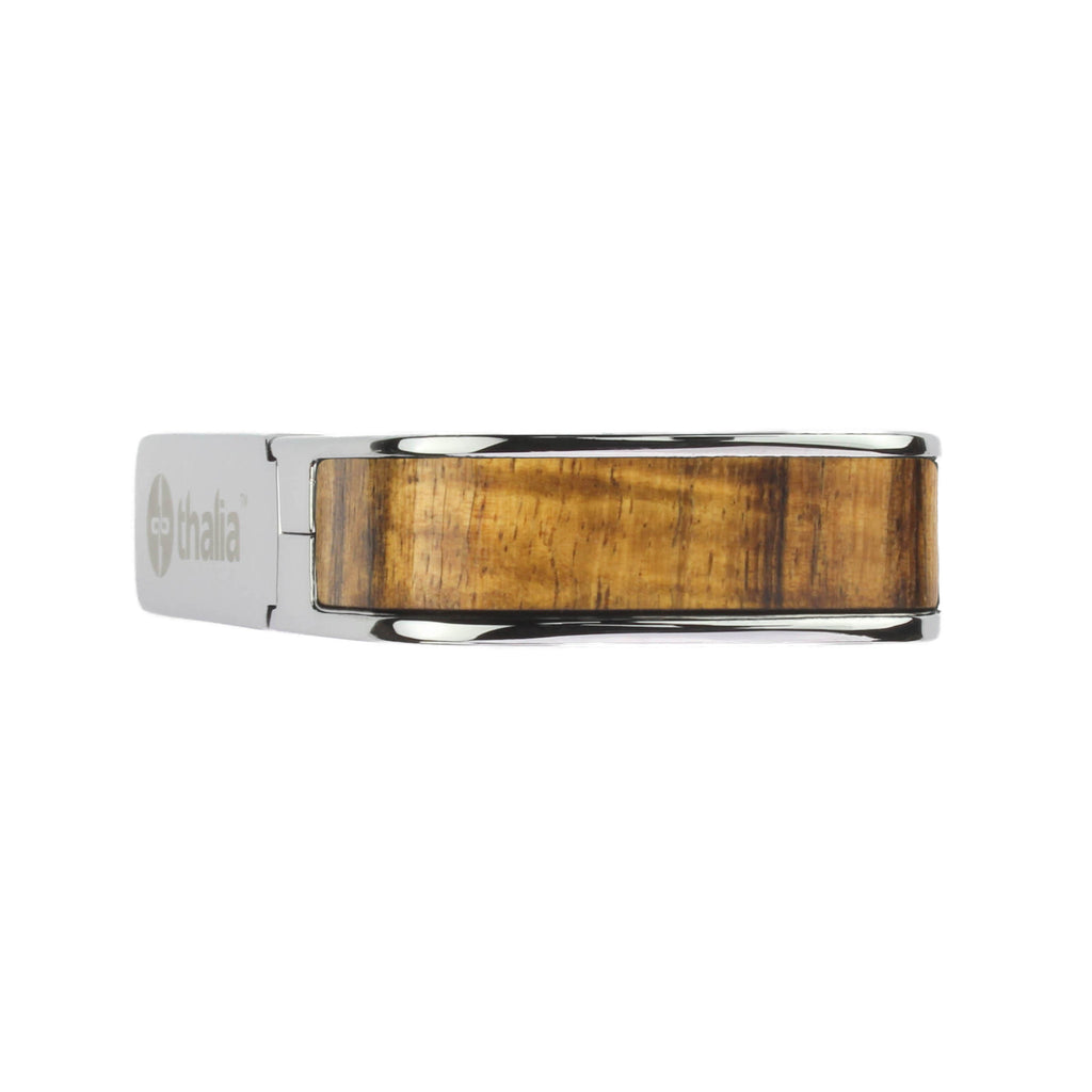 Chrome Finish with Hawaiian Koa Inlay