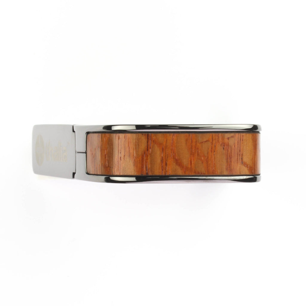 Black Chrome Finish with Brazilian Lacewood Inlay