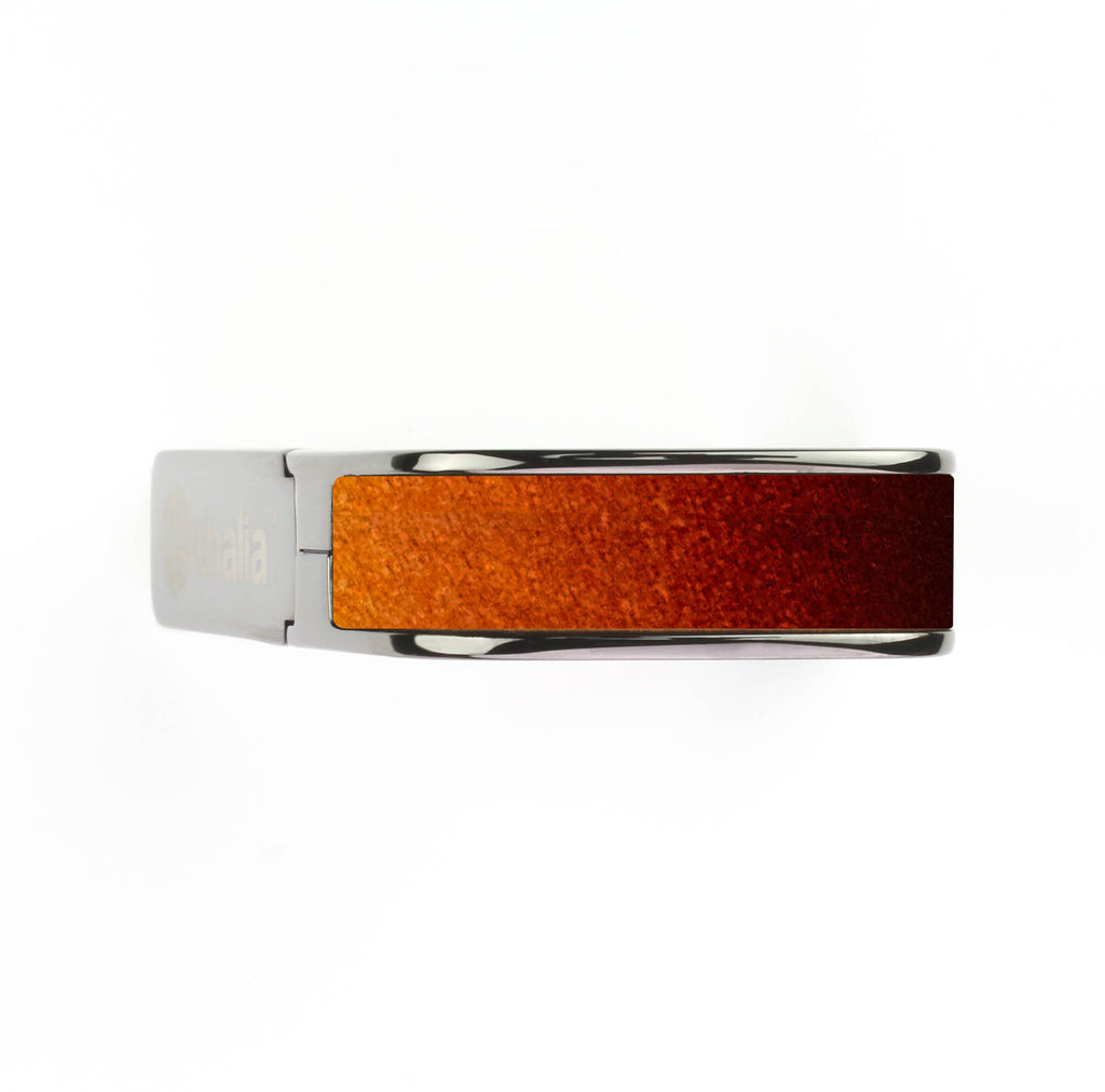 Black Chrome Finish with Tobaccoburst Birdseye Maple Inlay